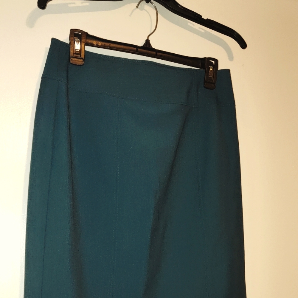 Worthington Teal Pencil Skirt